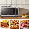 BLACK+DECKER EM720CB7 Digital Microwave Oven with Turntable Push-Button Door, Child