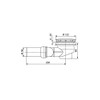 Sanit Shower Drain 823/90W Horizontal Outlet