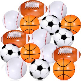 YoXinKau Beach Balls Water Play 4PCS/8PCS/12PCS Beach Toys Summer Classic Event Travel Sea Game Bathing Outdoor Inflated Diameter 28CM(12)