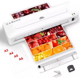 Crenova A3 HOT&Cold Laminator Machine+Paper Trimmer Corner Rounder Hole Puncher