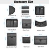 INKUITEN Gun Safe Door Organizer,Gun Safe Door Panel Organizer, Gun