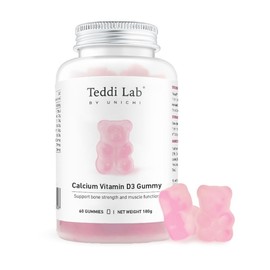 Unichi Teddi Lab by Unichi Calcium Vitamin D3 Gummies X 60