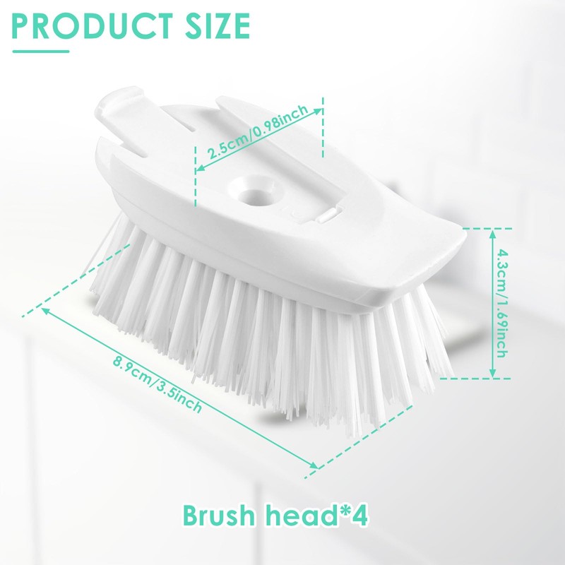 Brush Refills for OXO Dish Brush, 4 Pack Dish Brush
