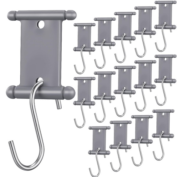 MorningRo 14 Pcs Rv Awning Hooks for Piping Rail 5/6