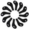 Set of 12 Neoprene Golf Club Iron Head Covers with