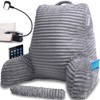 Homie Reading Pillow with Reading Light and Wrist Support, Has