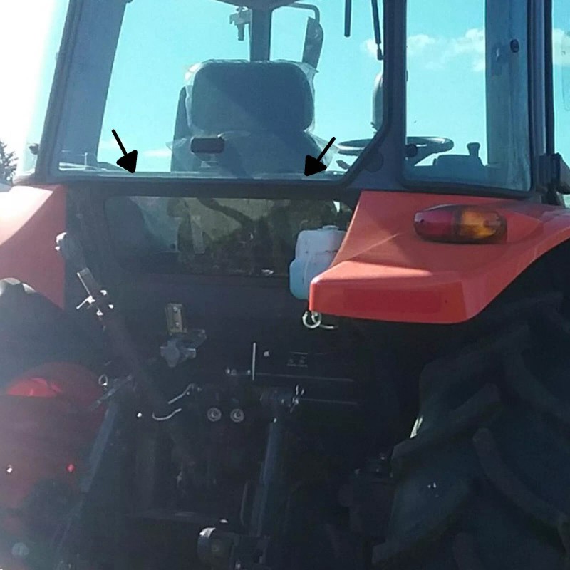 eparts.shop E-3C591-71010 Rear Lower Window Glass for Kubota M4-071HDC12, M4D-061HDC12,+