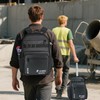 KUNN Tool Backpack with Wheels, Heavy Duty Rolling Tool Bag