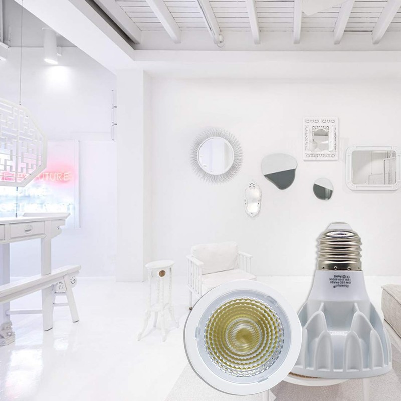 Rowrun PAR20 12W Narrow Flood Light Bulb E26 Dimmable LED