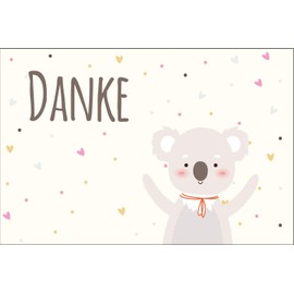 Pack of 10 Exclusive Premium Thank You Cards (Folding Cards) with Envelopes, Thank You Cards, Wedding, Baby, Christening, Farewell, Birthday, Anniversary