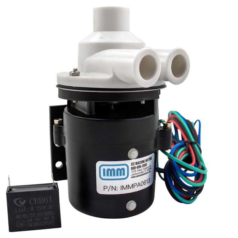 IMM Pump Motor Assembly Replacement for Hoshizaki PA0613 Includes Capacitor