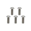 RISON Titanium Screws M3X15mm Fully Threaded Screws ISO7380 Button Head