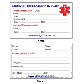 IdTagsonline CHEMOTHERAPY Medical ID Alert Bracelet with Lizard Adjustable Wristband (Hooks and Loops).