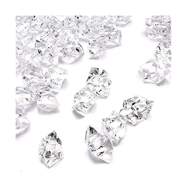 The Dreidel Company Fake Acrylic Diamonds, Crushed Ice Rocks, Plastic