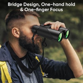 10x42 Binoculars for Adults High Powered: Timorn Lightweight Binoculars for Bird Watching with Phone Adapter Tripod, Waterproof Fogproof HD Binoculars for Hunting, Trekking, Hiking,Travel, Sports
