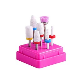 7 Pcs Nail Drill Bit Set Tungsten Carbide Diamond Nail Cutter Carbide Nail File for Gel Nails Cuticle Manicure Pedicure