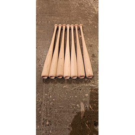 7 Pack 26" Wood Baseball Bats Blem