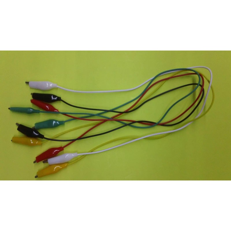 5pcs - 18" DOUBLE end Crocodile Clips Cable Alligator Clips