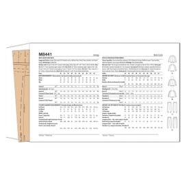 McCall's Men's Jacket and Pull-on Pants Sewing Pattern Kit, Design Code M8441, Sizes 44-46-48-50-52