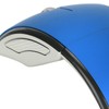 Folding Mouse, 2.4G Arc Mouse with USB Receiver, 1600DPI Adjustable