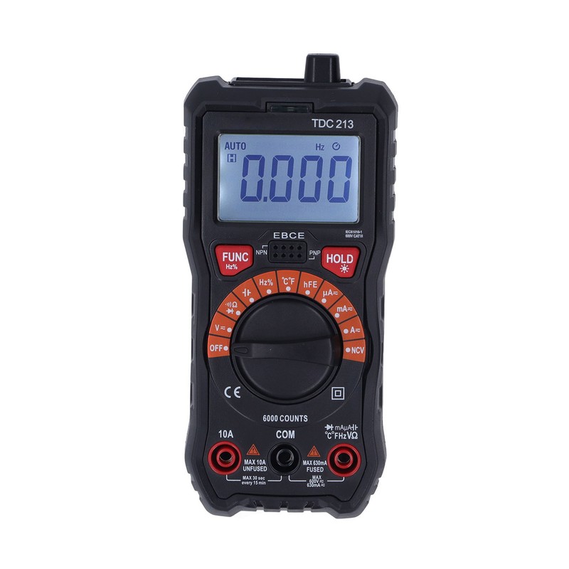 Multimeter Automatic Accurate Measurement Falling Proof Digital Display Portable Voltmeter