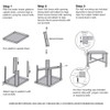 Eastman 21 Inch Water Heater Stand with Screws, 30 to