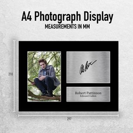 HWC Trading A4 Robert Pattinson Twilight Gifts Printed Signed Autograph Picture for Movie Memorabilia Fans