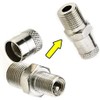 Auto-plaza 2 pcs 1/8 Inch BSPT Schrader Tank Valve 25mm