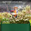 FRIZIONE 8FT(L)×4FT(W)×2FT(H) Raised Garden Bed Outdoor for Flower, Garden Planter