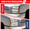 ADCARLIGHTS for 2003 2004 2005 2006 Chevy Silverado Headlight Assembly