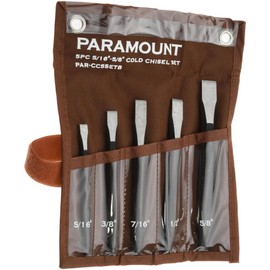 Paramount 5 Piece Cold Chisel Set: 5/16", 3/8", 7/16", 1/2", and 5/8"