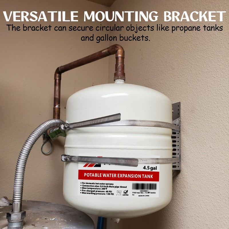 TTFLEX Water Heater Expansion Tank Wall Mounting Bracket 13 inch