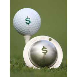 Tin Cup Nassau Golf Ball Custom Marker Alignment Tool