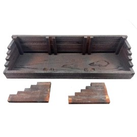 MrTrain Model Railroad Coal Dump Bin | O Scale | 12"x4"x2.5" | Made in the USA