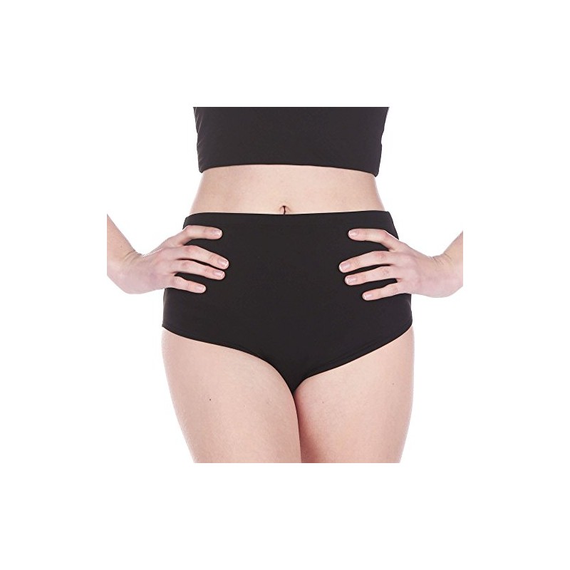 Danzcue - Calzoncillos deportivos para mujer, Negro, S