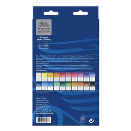 Winsor & Newton Cotman Watercolor Paint Set, 12 Count (Pack of 1), 20 Colors