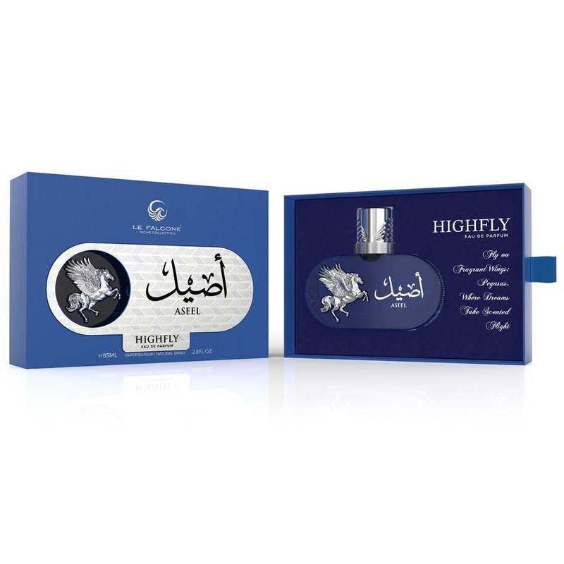Le Falcone Perfume Highfly Aseel Unisex Eau de Parfum, 3.4