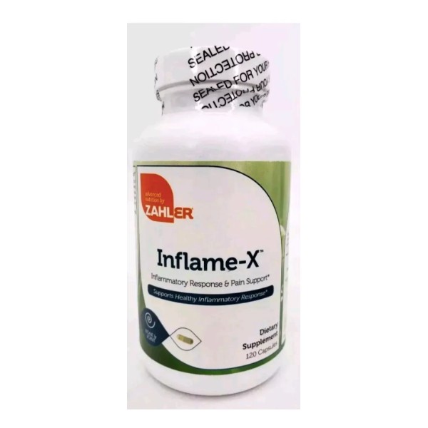 Inflame-X Inflame X Inflammatory Response & Pain Support, 120 Capsules