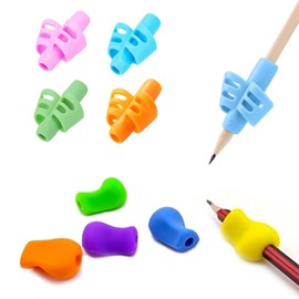 Writing Aid for Children's Pen, 8 x Learning to Write Aid Grip Learning Pen Pencil Grips Children Pen Holder Pencil Holder Writing Aid Grip Posture Child Left-Handed Right for Various Pens