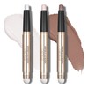 CCbeauty 3 Pack Dual-Ended Eyeshadow Stick,High Pigmented Metallic Cream Shimmer
