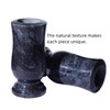 Afvarir Cemetery Granite Vase for Grave, Natural Stone Heavy Headstone