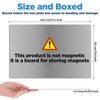 3 Pack Magnetic Board, 17.1&quot; x 11.8&quot; Magnet Bulletin Board