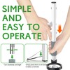 Long Handled Toenail Clippers 27.3" with Magnifier Easy Pedicure Tool