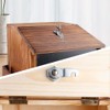Mineup Wooden Suggestion Box, Donation Box Lockable, Wooden Ballot Box,