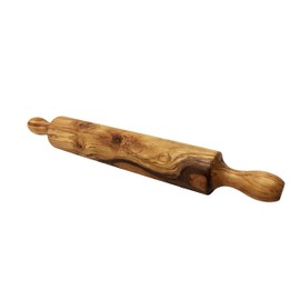 AramediA Olive Wood Rolling Pin - Hand Crafted Durable, Non-Stick Surface, Eco-Friendly, Perfect for Baking Dough, Pastries, and Pies - 13.5" Inches