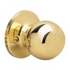 Yale YE Series Athens Dummy Knob in Polished Brass