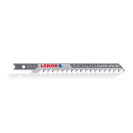 LENOX Tools 1990846 U-Shank Clean Wood Cutting Jig Saw Blade, 4" x 5/16" 6 TPI, 5 Pack