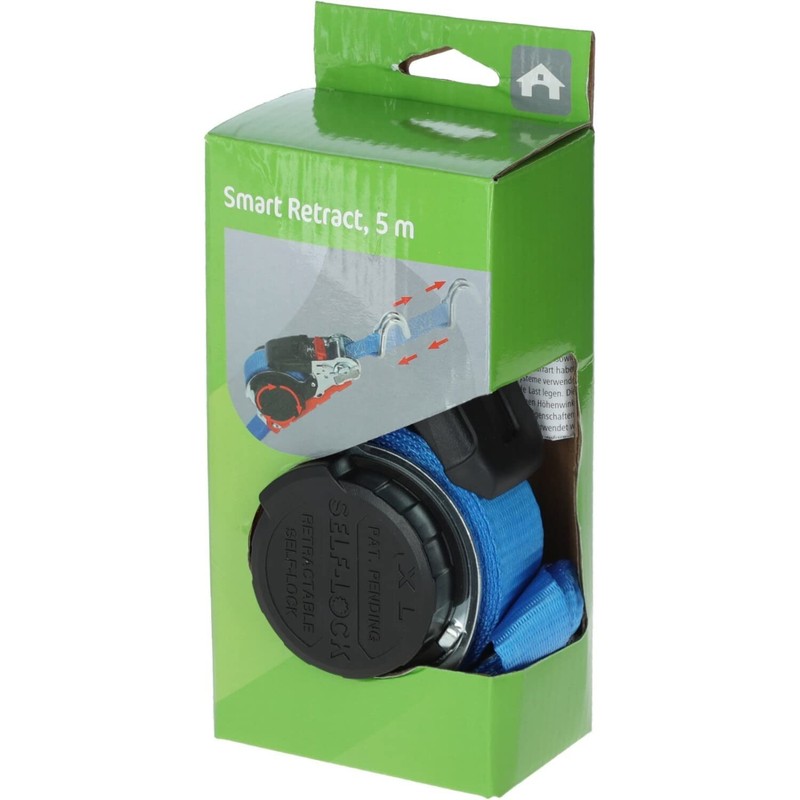 SmartRetract Automatic Lashing Strap, 25 mm/5 m, 350/700 kg, Claw