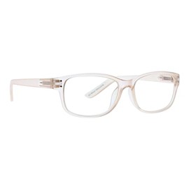 Life is Good Women's Rectange Reader Rectangular Reading Glasses, Blush, 53mm, 16mm, 142mm + 1.75