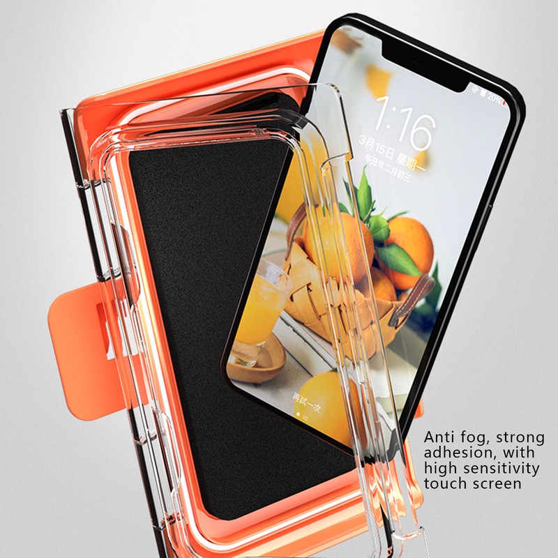 Shower Phone Holder Waterproof Bathroom Phone Box 360 Degree Rotation